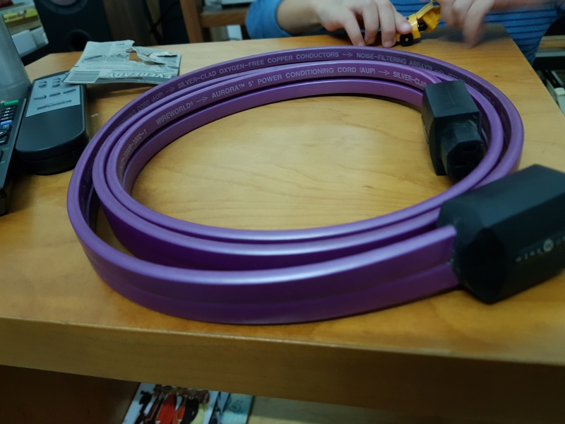 Wireworld Aurora 5.2 Power Cord Us Plug 2m (Used) 20180316