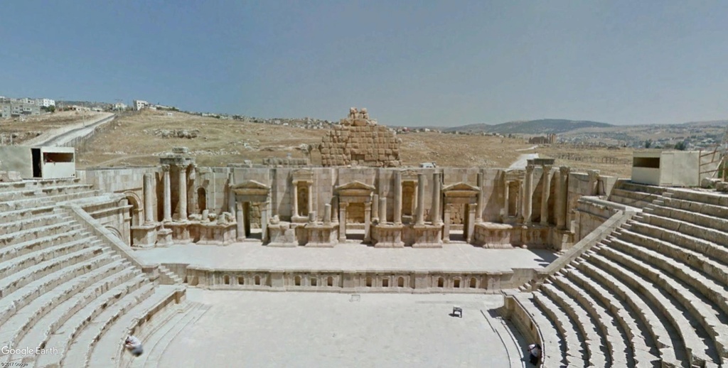 L'AGORA à Jerash (Jordanie) Monume17