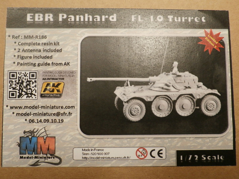 [Model-Miniature] EBR Panhard FL-10 turret (dio) FINI P2040013