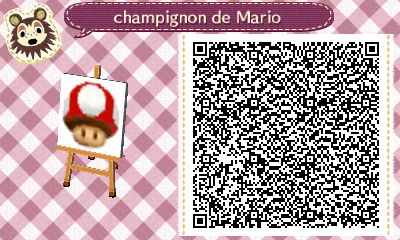 Mes petits QR codes Champi10