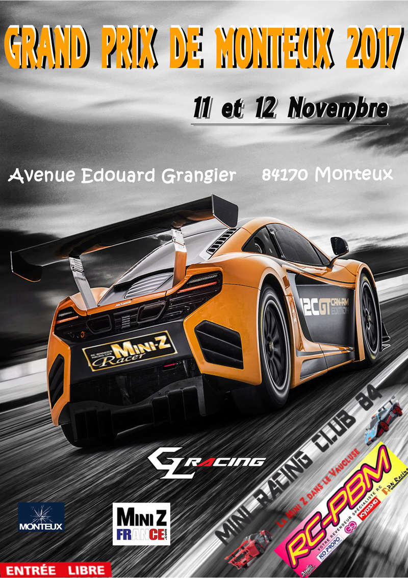  (84) - 11 et 12 Novembre 2017 - MRC 84 - Grand Prix de Monteux 2017 Affich10