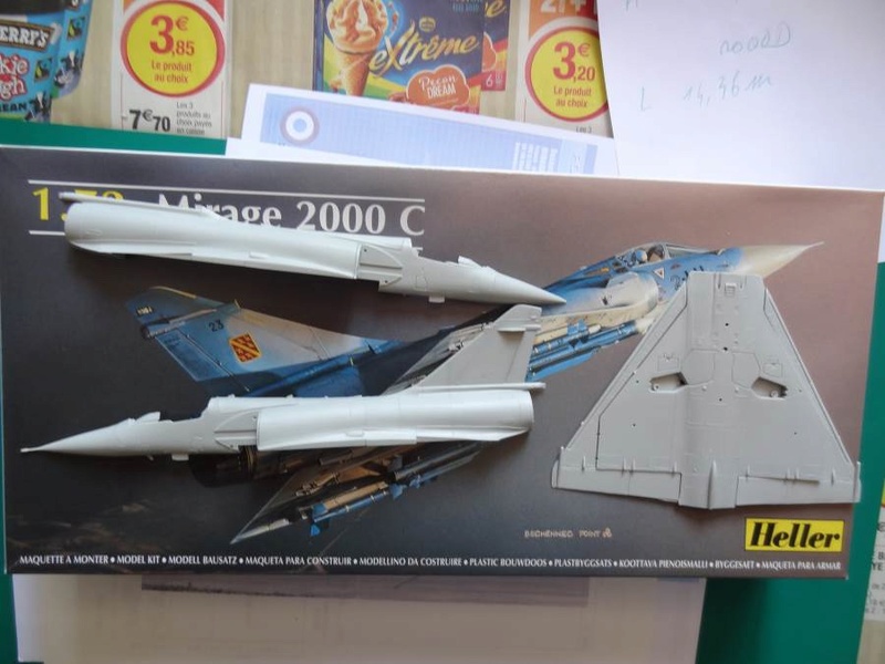 Comparatif DASSAULT MIRAGE 2000 C & N HELLER / ITALERI / REVELL 1/72ème 000_he62