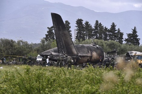 عشرات القتلى من البوليساريو في تحطم طائرة عسكرية جزائرية Crash310