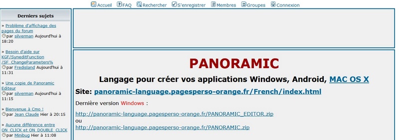 Problème d'affichage des pages du forum (Résolu) Opera10