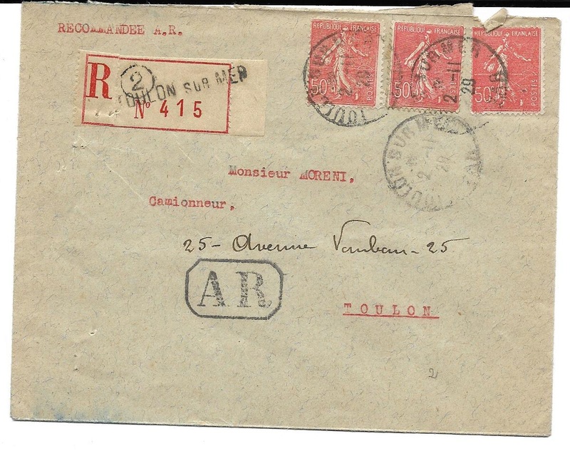 Besoin d'aide sur la tarification de lettres recommandées Toulon14