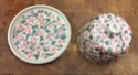 Unmarked butter dish, floral decor- Jean Knowles, Great Ellingham, Norfolk  F43e0e10