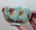 Unknown Oriental lotus leaf cup or bowl, Chinese or Japanese?  Img_1446