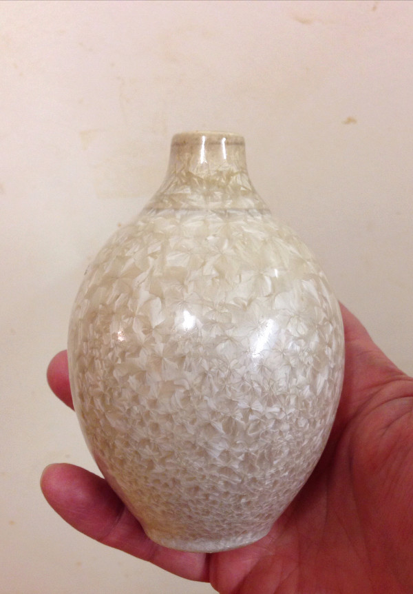 Mark Walford, crystalline glaze, signed  Walfor11