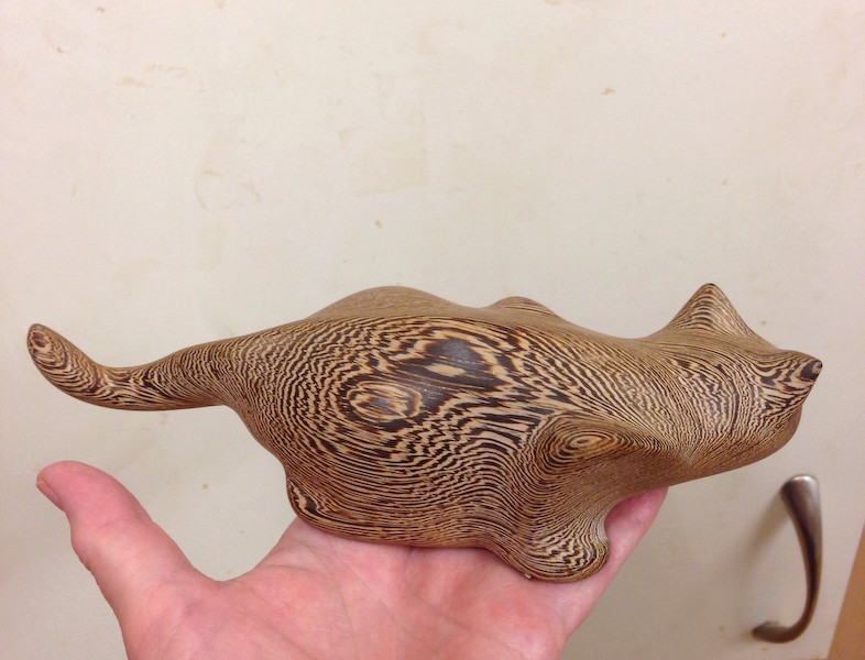 John Mainwaring Cat Wooden12
