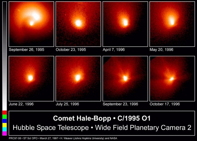 Disparition de l'astronome Thomas Bopp (1949-2018), co-découvreur de la comète Hale-Bopp Hale-b10