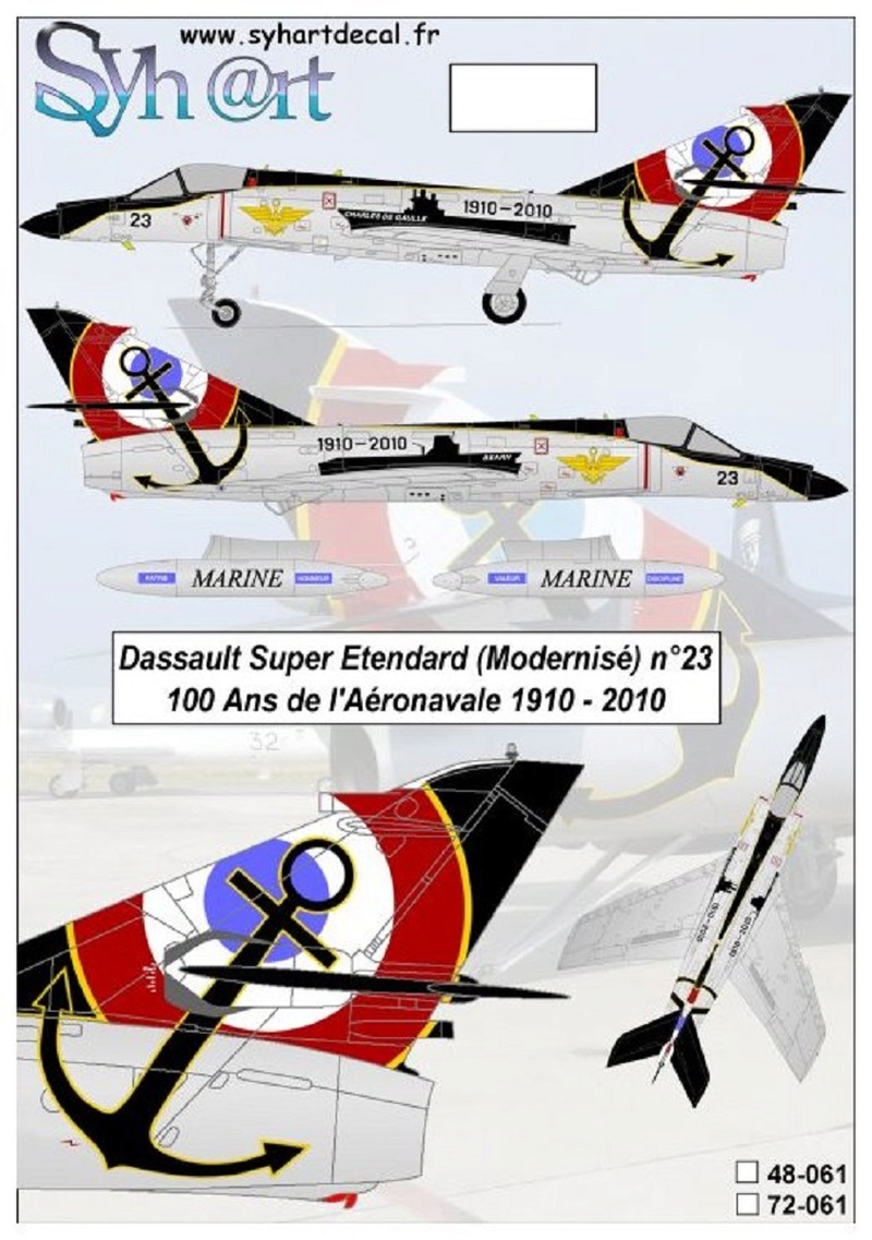 1/48 - DASSAULT SUPER ETENDARD MODERNISE - KINETIC REF K 48061 - OUVRE BOITE 061_pl10