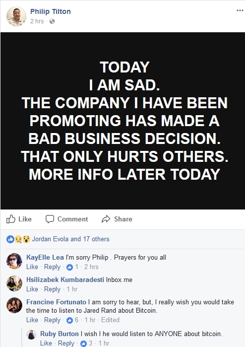 Philip Tilton's New MLM Scam   10/7/17  ~Updated 1/5/18~ Philip32