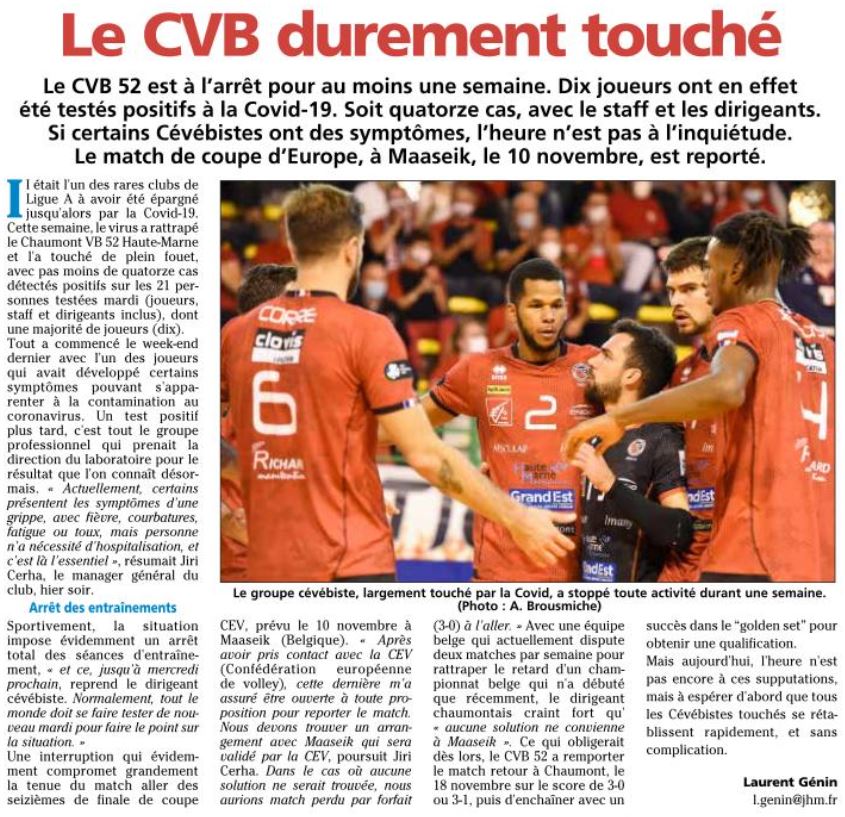 [CEV Cup et Challenge Cup] Saison 2020-2021 - Page 2 12385610