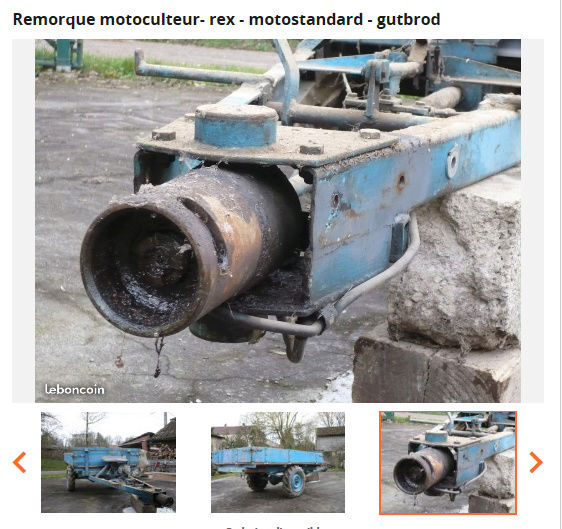 Remorque motrice Motostandard Rex Rex110