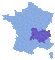 region: Auvergne, Rhône Alpes