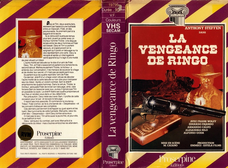 La vengeance de Ringo ( Ringo il volto della vendetta ) – 1966 – Mario CAIANO - Page 2 Vhs10
