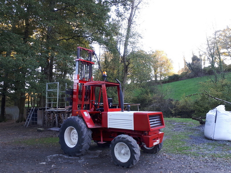 Un chariot élévateur Manitou  20171111