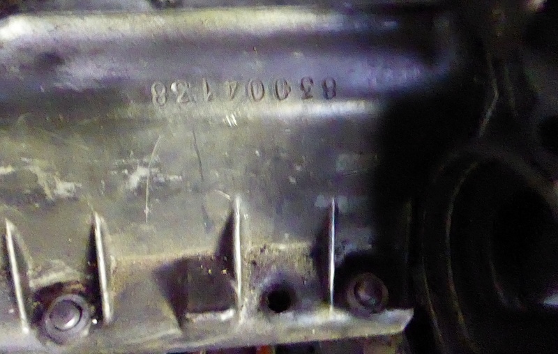 Numéro moteur - identification NSU TT 1200 P1000724