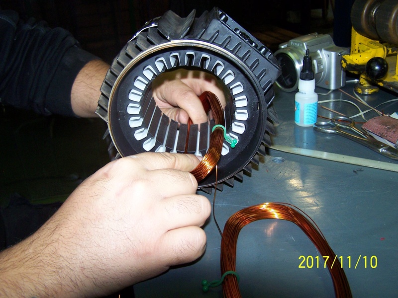 (re)bobinage d'un moteur triphasé 100_0336