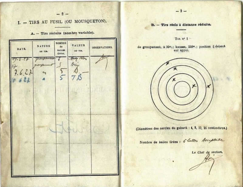 Les Carnets Individuels de Tir Carnet11