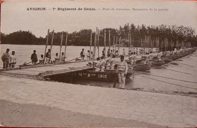 Régiment de génie spécialisé dans les ponts Cpa_av10