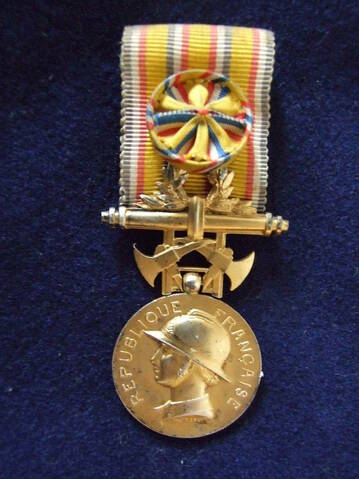 Médaille d'honneur des Sapeurs Pompiers.