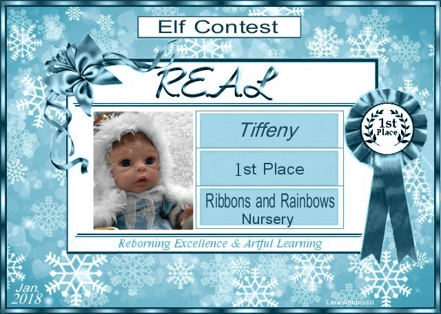 2018 Elf Contest Winner Logo - Tiffeny of Ribbons and Rainbows Nursery Elf_co10