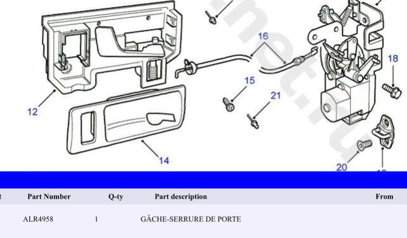 Partie fixe côté carrosserie  Image17