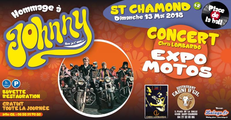 MANIFESTATION - hommage à "Johnny" dimanche 13 mai 2018  St Chamond 18032614