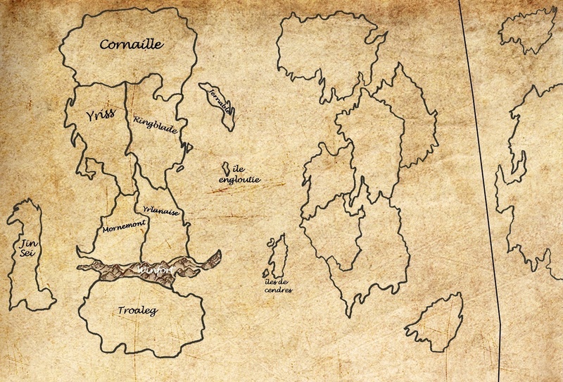 Carte du monde de Lidyss Carte311