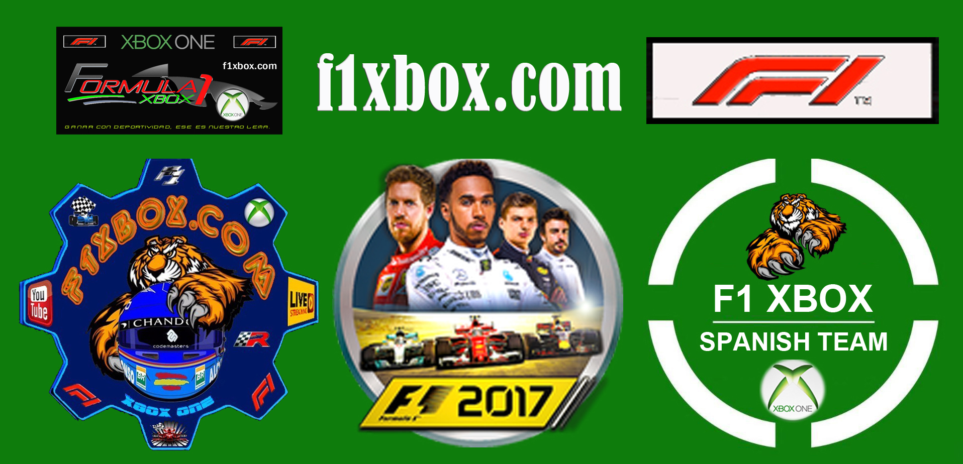 F1 2017  - XBOX ONE / CALENDARIO DEL CAMPEONATO ONE CLASSIC F1 - F1 XBOX. Caberc65