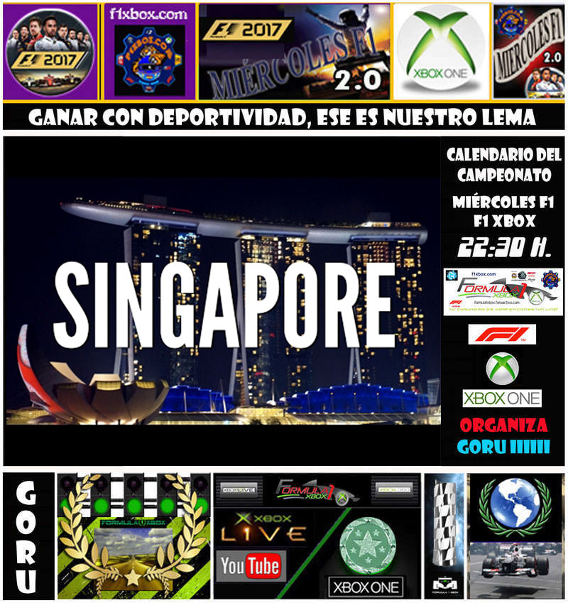 F1 2017 - XBOX ONE / CPTO. MIÉRCOLES F1 2.0 - F1 XBOX / CONFIRMACIÓN G.P. DE SINGAPUR / 25-04-2018 DEPUÉS DEL PARTIDO Clasi_32