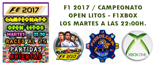 F1 2017 - XBOX ONE / CAMPEONATO OPEN LITOS - F1 XBOX / INSCRIPCIONES OFICIALES. Yyyyyy32