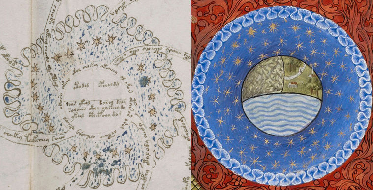 [Manuscrit de Voynich] Iconographie reconnaissable : f68v et le "cosmos d'Oresme" Oresme10