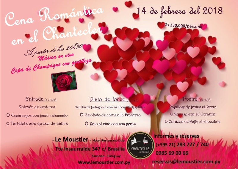 14/02/2018 Cena romántica Chantecler - Le Moustier Saint_12