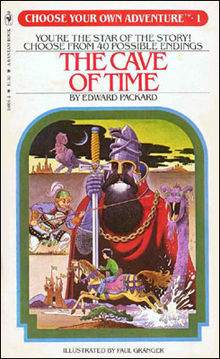 choose your own adventure books and Grailquest 220px-18