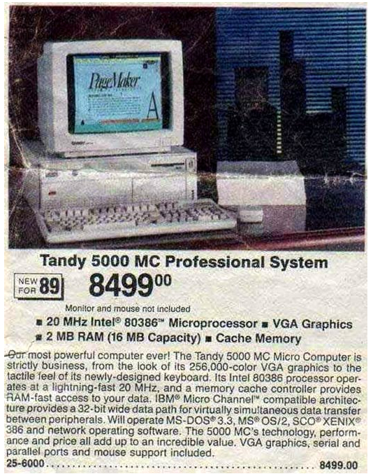   Tandy 1000 series  and nintendo sega 46145910