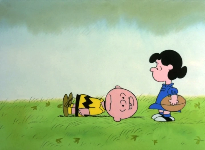 i'm in the middle of a blizzard snow storm charlie brown thanksgiving.