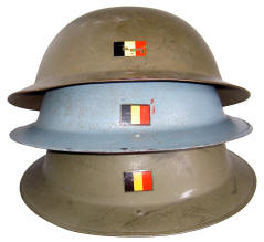 Casque complet de la marine Belge (années 50) Be_mki10