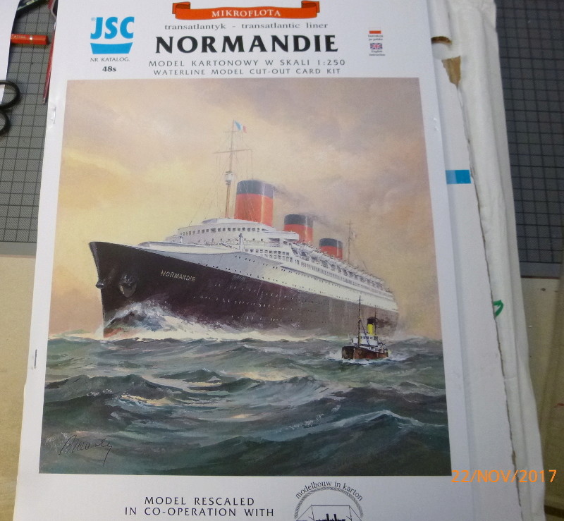 Transatlantik Liner Normandie 1:250 JSC P1070854