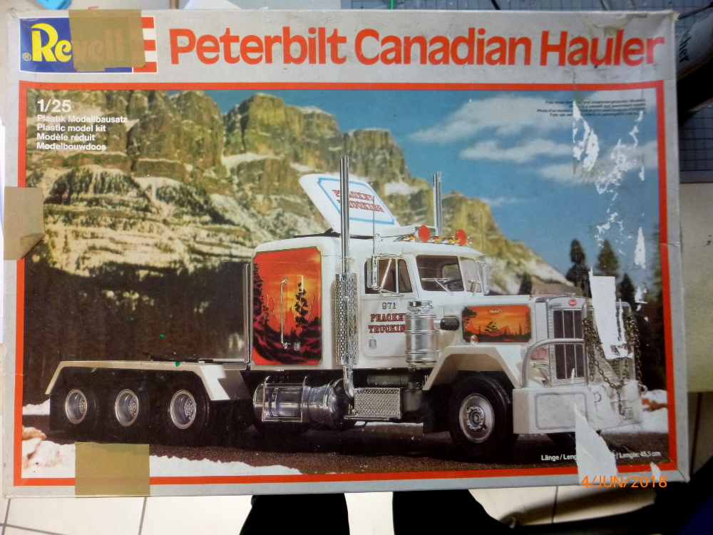 Peterbilt Canadian Hauler von Revell 1:25 gebaut von Millpet P1090613