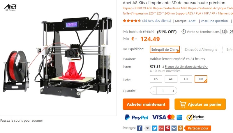 Présentation de mon imprimante 3D Anet_a11