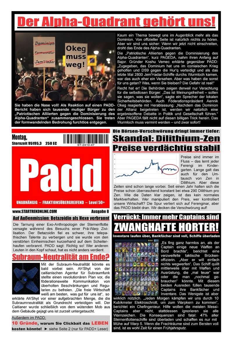 PADD Star Trek Online Zeitung Ncz52i10