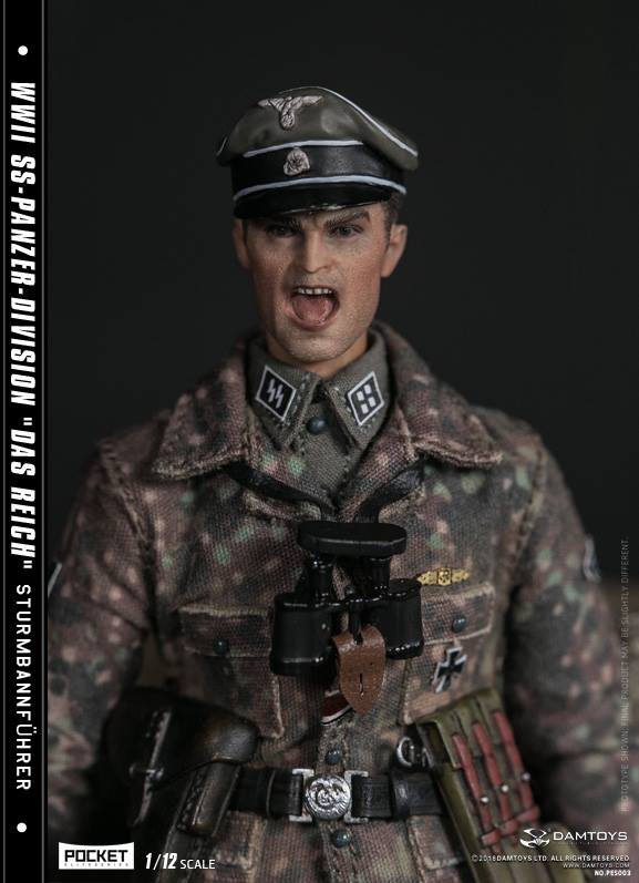 Dam toys figurines 1/12 Das Reich" Sturmbannführer 29541112