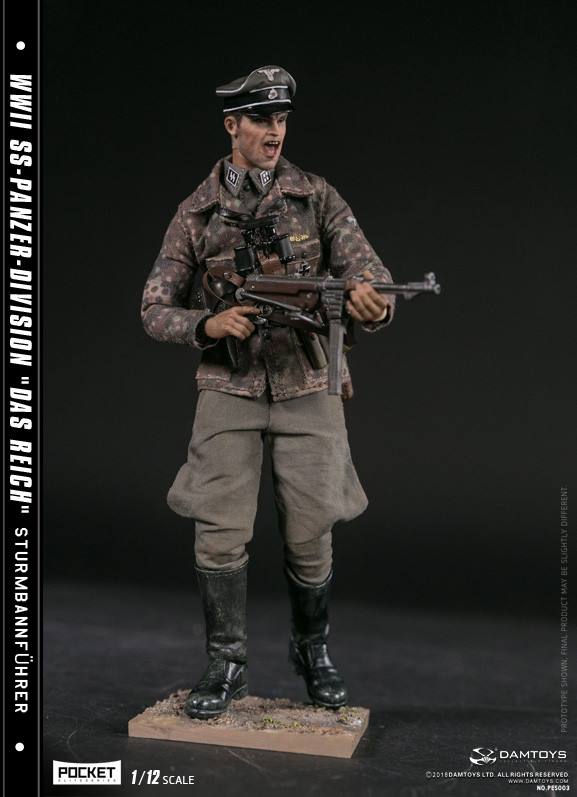 Dam toys figurines 1/12 Das Reich" Sturmbannführer 29543010