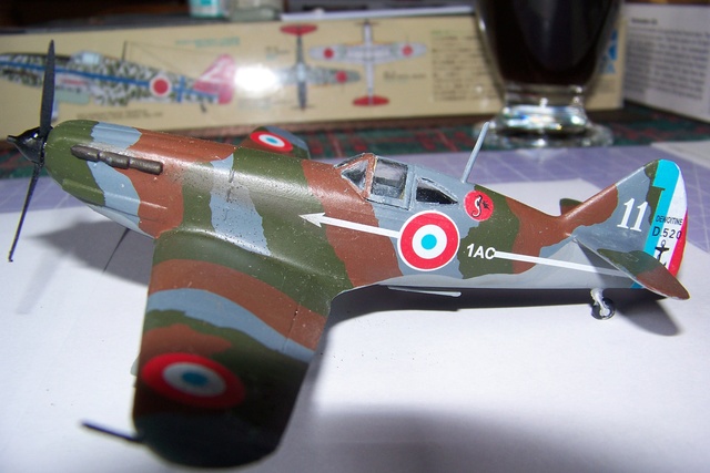 1/72 Dewoitine D-520 1AC juillet 1940 SMER 2627510