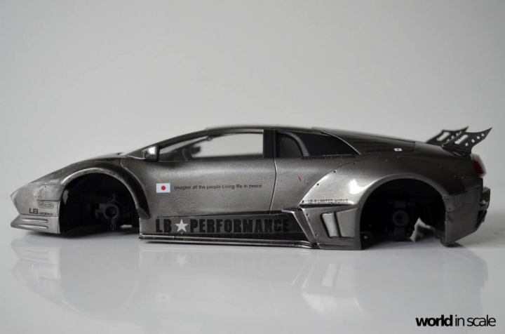 Lamborghini Murciélago "LIBERTY WALK" (LB PERFORMANCE) - 1/24 by Fujimi, Eigthyo 1014