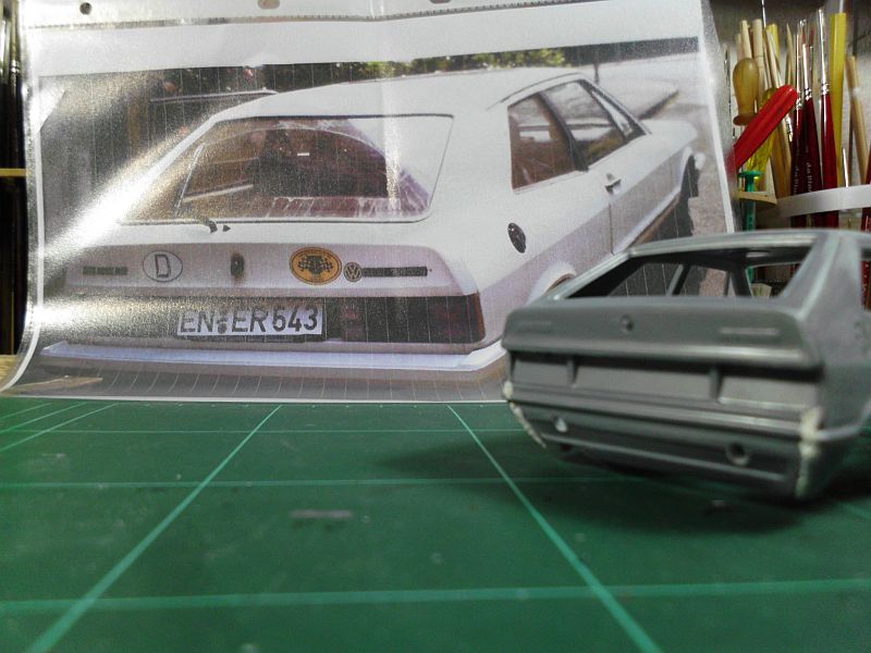 AMT/Ertl 2002 - VW Scirocco - Plastikbausatz in 1/25 Baubericht 1717