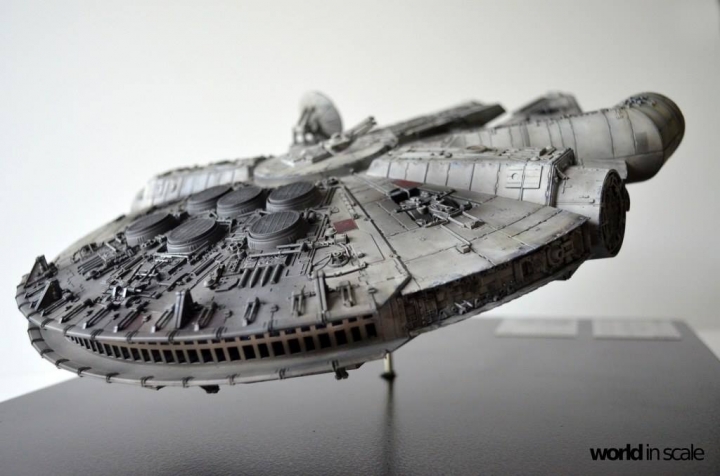 STAR WARS "Millennium Falcon" - 1/72 by Fine Molds / Revell, LEDs & mehr 2413