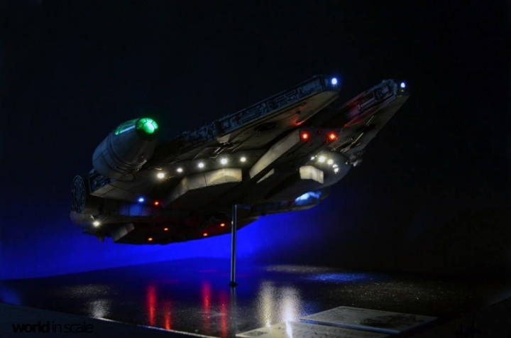 STAR WARS "Millennium Falcon" - 1/72 by Fine Molds / Revell, LEDs & mehr 640